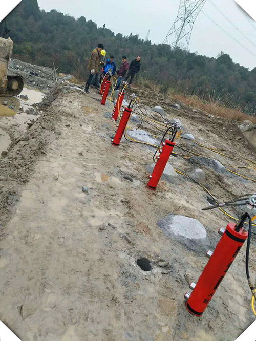 百色地基开挖静态裂石机 生产商的放心与省心之道